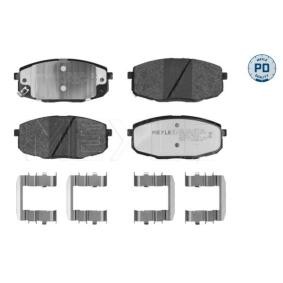 Compre Pastilhas de travão da MEYLE 025 239 6617/PD a um preço baixo por 33,85 €