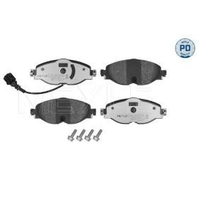 Achetez des Plaquettes de frein MEYLE 025 256 8320/PD à prix pour 43,67 €