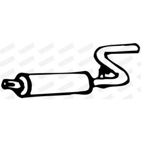 Endschalldämpfer für OPEL von WALKER