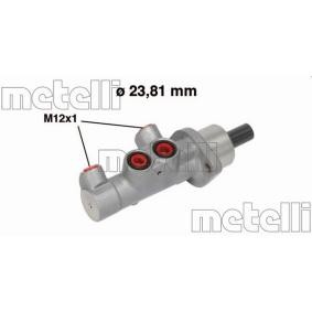 Comprar Cilindro principal de freno de METELLI 05-0587 a bajo precio de 109,24 €