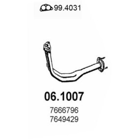 Abgasrohr von ASSO günstig für 118,01 €