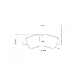Comprar Juego zapatas freno de alto rendimiento de BREMBO 07.B314.57 a bajo precio de 94,70 €