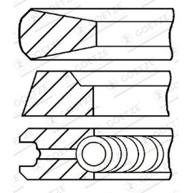 Acquista Kit fasce elastiche da GOETZE ENGINE 08-288307-00 a buon mercato per soli 25,62 €