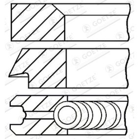 Acquista Kit fasce elastiche da GOETZE ENGINE 08-421904-00 a buon mercato per soli 24,72 €