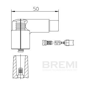 Acquista Manicotto spina, Cavo accensione da BREMI 10054 a buon mercato per soli 4,86 €