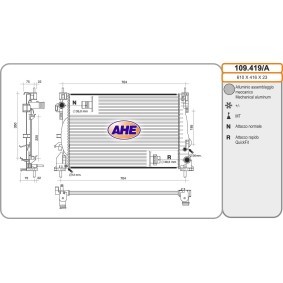 Acquista Radiatore motore da AHE 109.419/A a buon mercato per soli 173,64 €