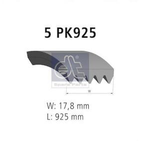 Compre Correia trapezoidal estriada da DT Spare Parts 12.15406 a um preço baixo por 15,76 €