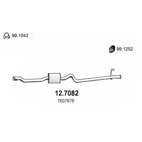 Endschalldämpfer 12.7082 FIAT TIPO von ASSO