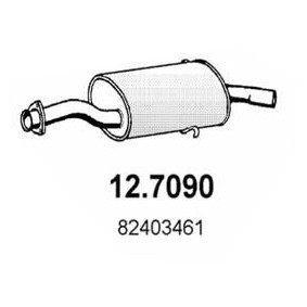 Endschalldämpfer von ASSO 12.7090