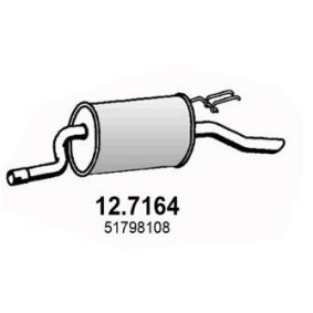 Compre Panela de escape traseira da ASSO 12.7164 a um preço baixo por 154,03 €
