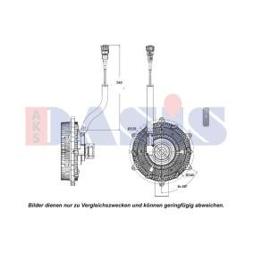 Achetez des Embrayage, ventilateur de radiateur AKS DASIS 138088N à prix pour 794,71 €