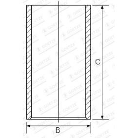 Compre Camisa de cilindro da GOETZE ENGINE 14-011001-00 a um preço baixo por 29,84 €