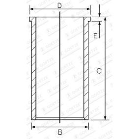 Acquista Canna cilindro da GOETZE ENGINE 14-021571-00 a buon mercato per soli 28,85 €
