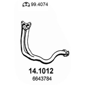 Abgasrohr von ASSO günstig für 121,43 €
