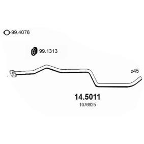 Abgasrohr von ASSO günstig für 121,43 €