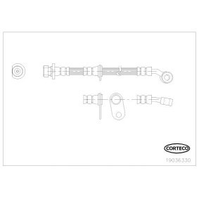 Comprar Latiguillo de freno de CORTECO 19036330 a bajo precio de 28,33 €
