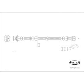 Comprar Latiguillo de freno de CORTECO 19036617 a bajo precio de 28,42 €