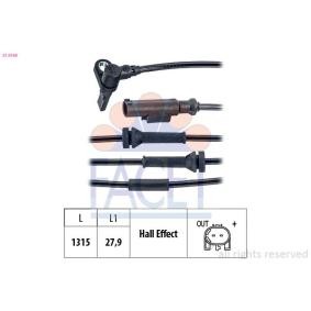 Acquista Sensore ABS da FACET 21.0168 a buon mercato per soli 55,41 €
