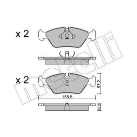 Acquista Kit pastiglie freni da METELLI 22-0091-0 a buon mercato per soli 44,66 €