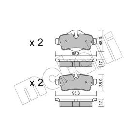 Bremsbeläge 22-0769-0 für MINI
