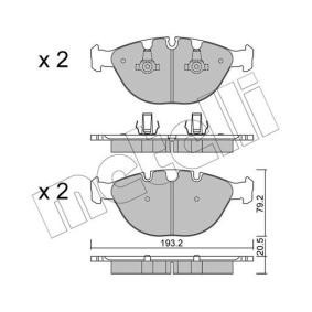 Acquista Kit pastiglie freni da METELLI 22-0771-0 a buon mercato per soli 87,67 €