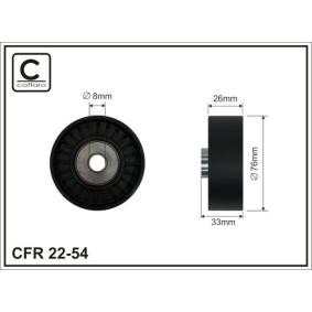 Achetez des Galet enrouleur de courroie d'accessoire CAFFARO 22-54 à prix pour 15,61 €