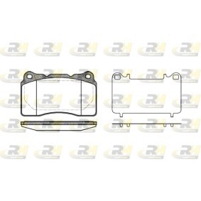 Acquista Kit pastiglie freni da ROADHOUSE 2666.10 a buon mercato per soli 36,32 €