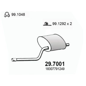 Endschalldämpfer für MINI von ASSO