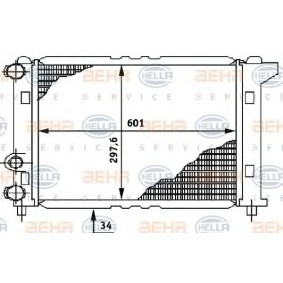 Kühler, Motorkühlung 8MK 376 706-311 für SEAT