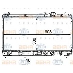 Kühler, Motorkühlung 8MK 376 707-621 für CHRYSLER