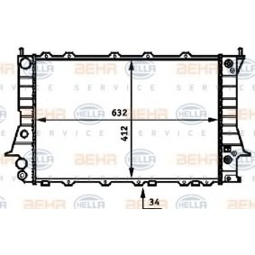 Acquista Radiatore motore da HELLA 8MK 376 715-081 a buon mercato per soli 171,97 €