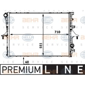 Kühler, Motorkühlung 8MK 376 719-001 für Cayenne (92A) für 282,39 CHF
