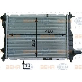 Kühler, Motorkühlung 8MK 376 748-721 für CHEVROLET