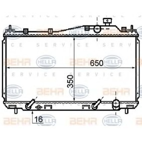 Kühler, Motorkühlung 8MK 376 753-631 für HONDA