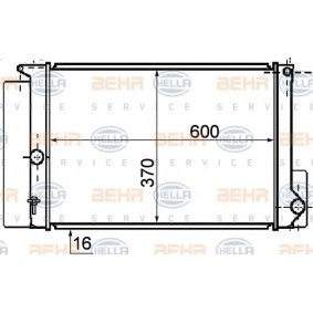 Kühler, Motorkühlung 8MK 376 753-721 für TOYOTA