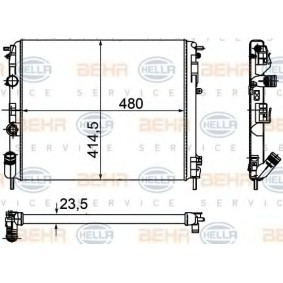 Acquista Radiatore motore da HELLA 8MK 376 755-341 a buon mercato per soli 118,49 €