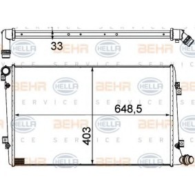 Acquista Radiatore motore da HELLA 8MK 376 756-701 a buon mercato per soli 181,17 €