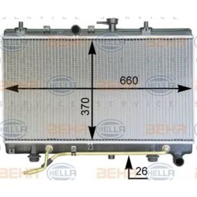 Kühler, Motorkühlung 8MK 376 762-421 für RIO II Stufenheck (JB) für 137,29 CHF