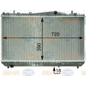 Kühler, Motorkühlung 8MK 376 762-631 für CHEVROLET
