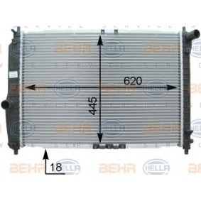 Kühler, Motorkühlung 8MK 376 762-661 für CHEVROLET