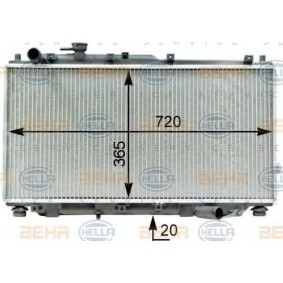 Kühler, Motorkühlung 8MK 376 763-401 für SHUMA II Stufenheck (FB) für 132,22 CHF