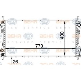 Kühler, Motorkühlung 8MK 376 764-111 für FORD