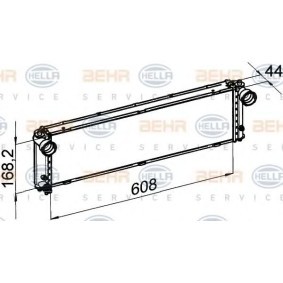 Kühler, Motorkühlung 8MK 376 765-111 für PORSCHE