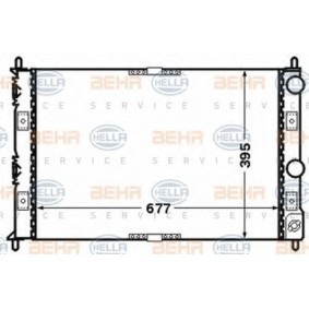 Kühler, Motorkühlung 8MK 376 766-551 für CHRYSLER