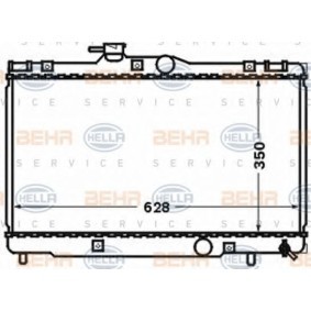 Kühler, Motorkühlung 8MK 376 773-561 für COROLLA Verso (ZDE12_, CDE12_) für 114,00 CHF