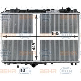 Kühler, Motorkühlung 8MK 376 774-131 für VOLVO
