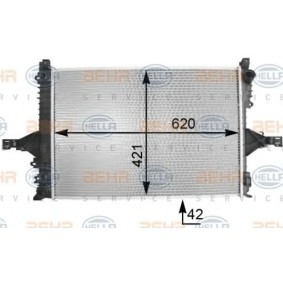 Kühler, Motorkühlung 8MK 376 774-231 für VOLVO