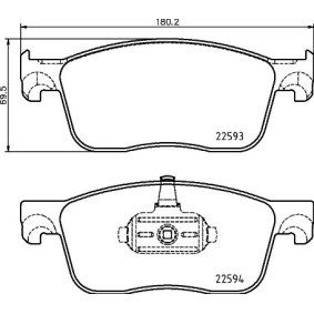 FORD Wasserpumpe von HELLA