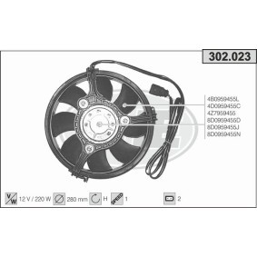 Kühlerlüfter 302.023 von AHE günstig für 78,47 € online kaufen