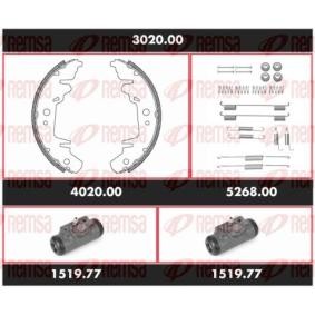 Comprar Kit frenos, disco de tambor de REMSA 3020.00 a bajo precio de 83,77 €